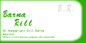 barna rill business card